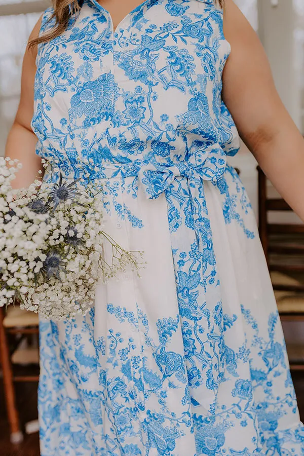 Tea Garden Stroll Floral Midi Dress Curves sold by Impressions product image thumbnail 5