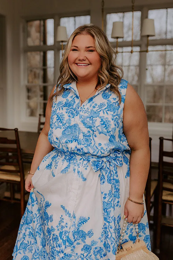 Tea Garden Stroll Floral Midi Dress Curves sold by Impressions product image thumbnail 2