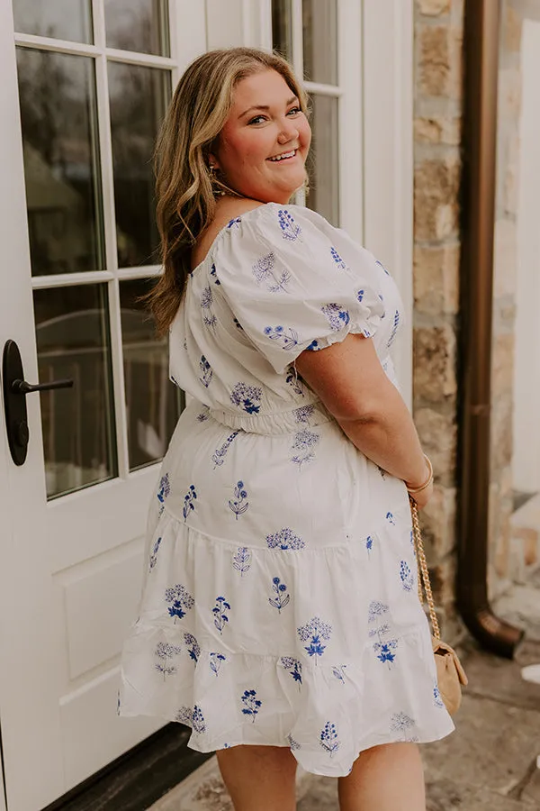 Botanical Moment Embroidered Mini Dress Curves sold by Impressions product image thumbnail 4