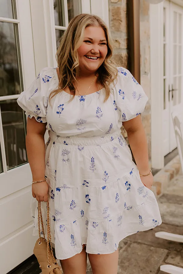 Botanical Moment Embroidered Mini Dress Curves sold by Impressions product image thumbnail 5