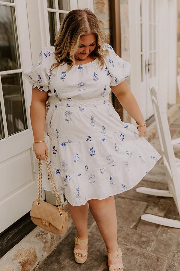 Botanical Moment Embroidered Mini Dress Curves sold by Impressions product image thumbnail 2