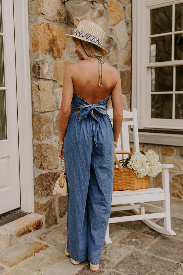 Picnic At The Park Chambray Jumpsuit sold by Impressions product image thumbnail 3