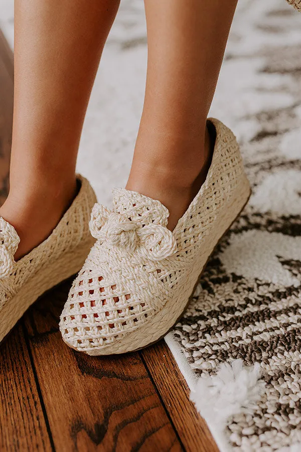 The Kayla Raffia Woven Platform Loafer sold by Impressions product image thumbnail 2