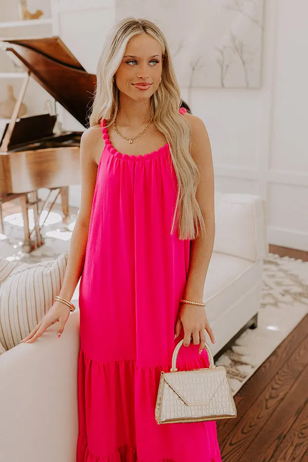 Feeling Giddy Maxi Dress in Hot Pink sold by Impressions product image thumbnail 2
