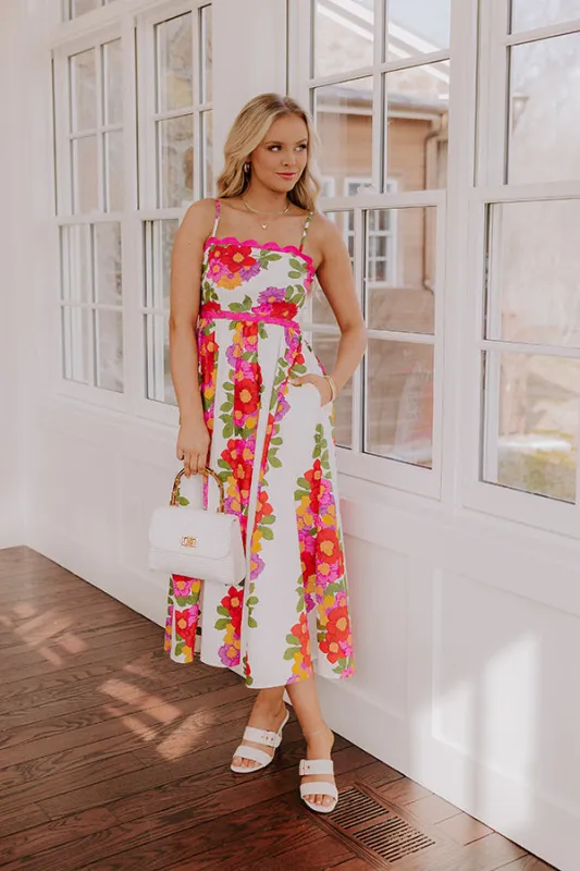 Cabo Cantina Floral Midi Dress sold by Impressions