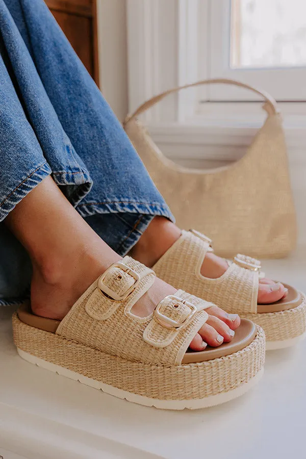 The Maisie Raffia Woven Sandal in Natural sold by Impressions product image thumbnail 3