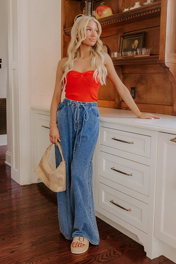 The Natalie High Waist Wide Leg Jean sold by Impressions