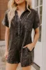 Park Days Ahead Chambray Romper in Vintage Black sold by Impressions