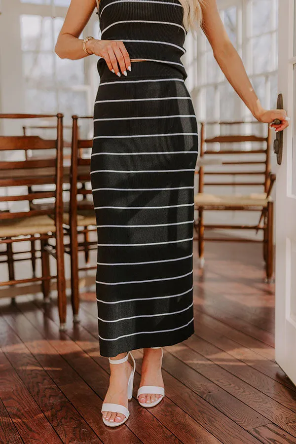 Miami Brunch Stripe Midi Skirt sold by Impressions product image thumbnail 2
