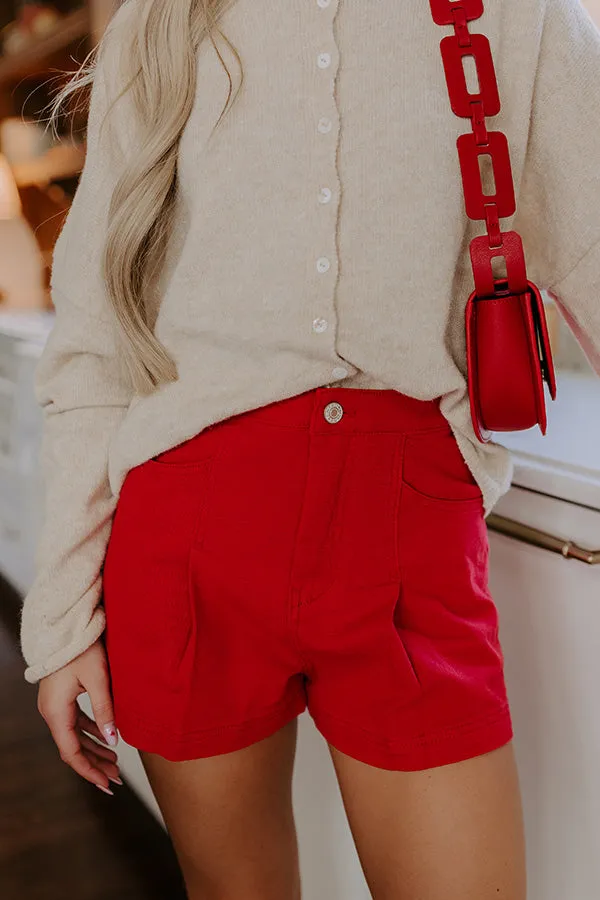 The Josie High Waist Pleated Shorts sold by Impressions product image thumbnail 2