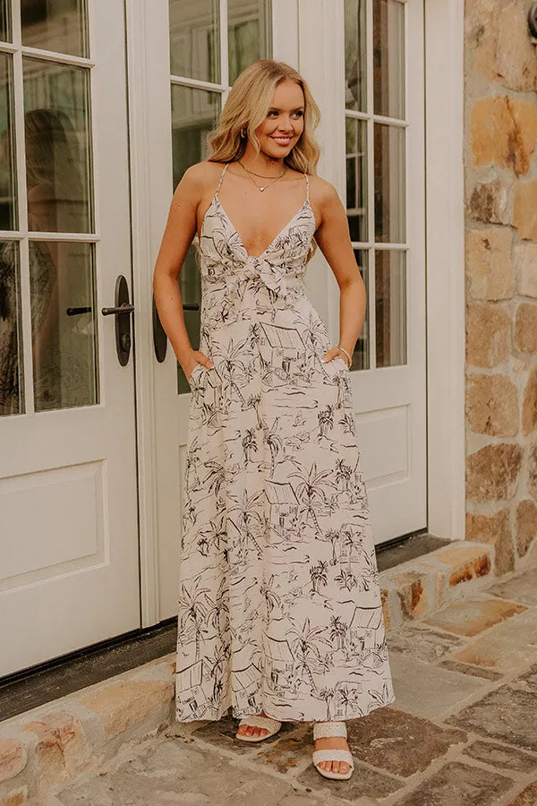 Costa Rica Cutie Linen-Blend Maxi Dress sold by Impressions product image thumbnail 2