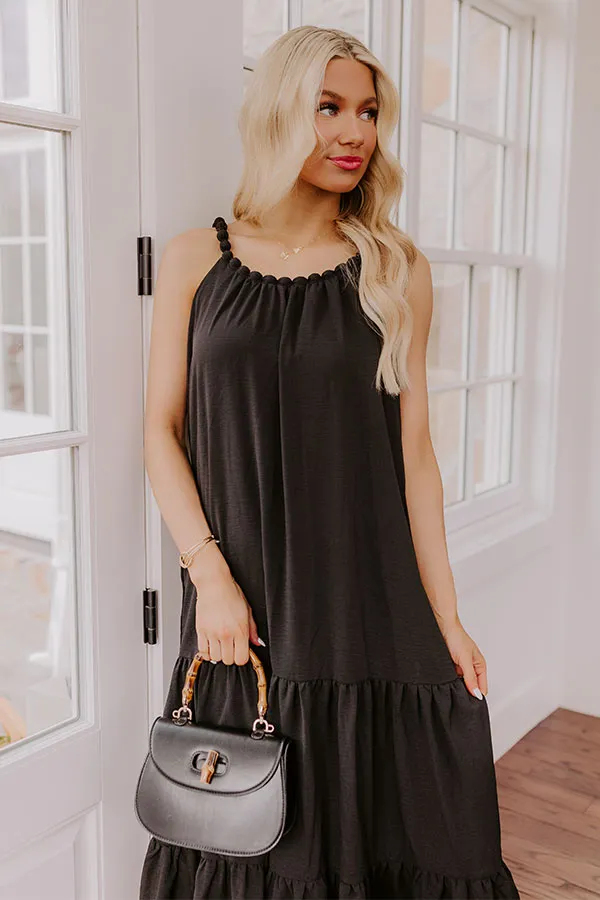 Feeling Giddy Maxi Dress in Black sold by Impressions product image thumbnail 2