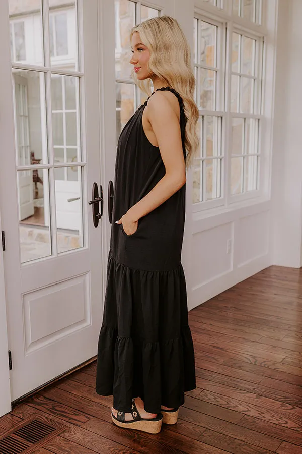 Feeling Giddy Maxi Dress in Black sold by Impressions product image thumbnail 3