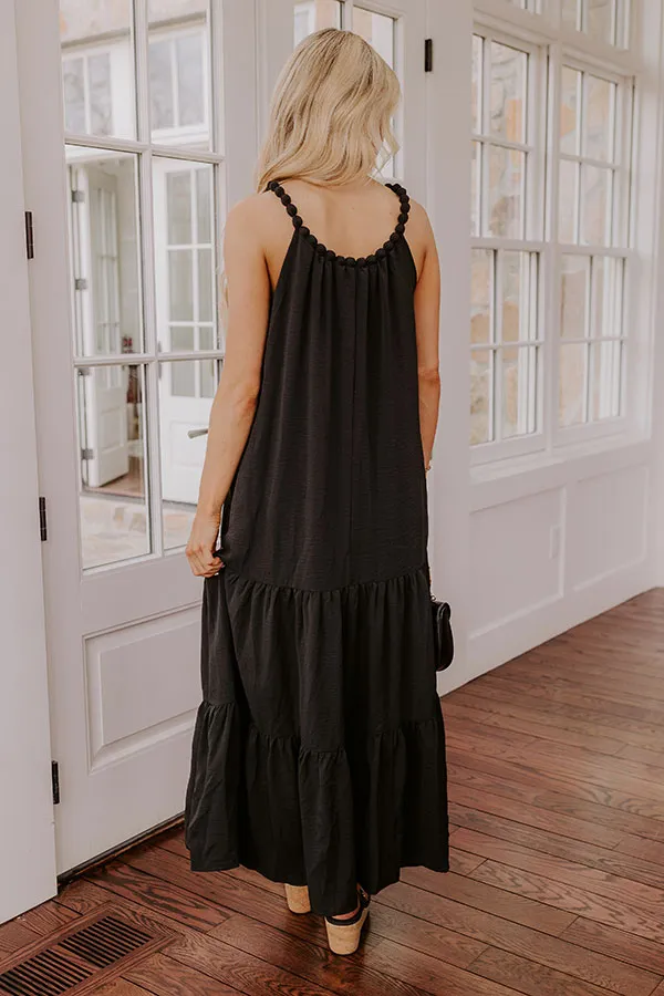 Feeling Giddy Maxi Dress in Black sold by Impressions product image thumbnail 4