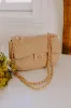 Couture Charm Woven Purse in Khaki sold by Impressions