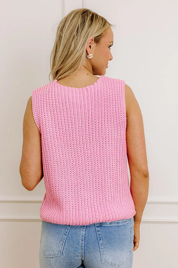 Charmed Feeling Knit Vest Top sold by Impressions product image thumbnail 5