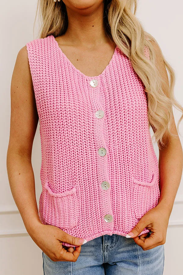 Charmed Feeling Knit Vest Top sold by Impressions product image thumbnail 3