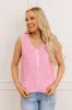 Charmed Feeling Knit Vest Top sold by Impressions