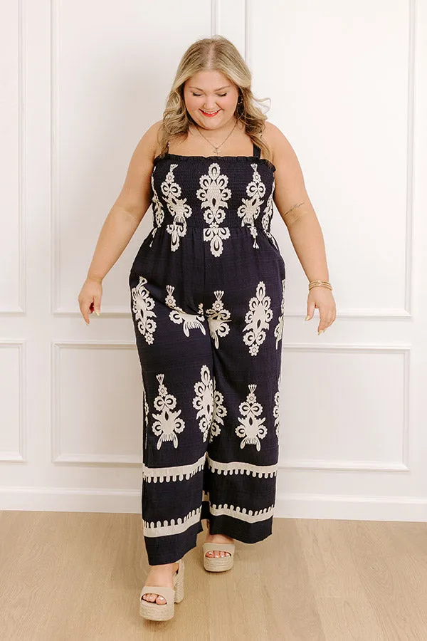 Feeling Boho Wide Leg Jumpsuit Curves sold by Impressions