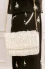 Vacay Mode Embellished Purse in White sold by Impressions