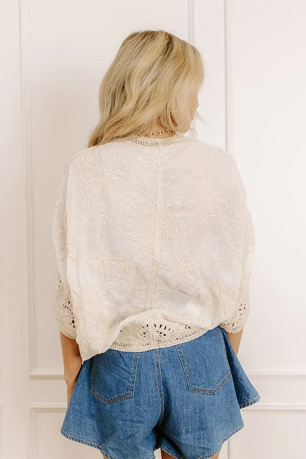 Feeling Dreamy Crochet Button Up sold by Impressions product image thumbnail 5