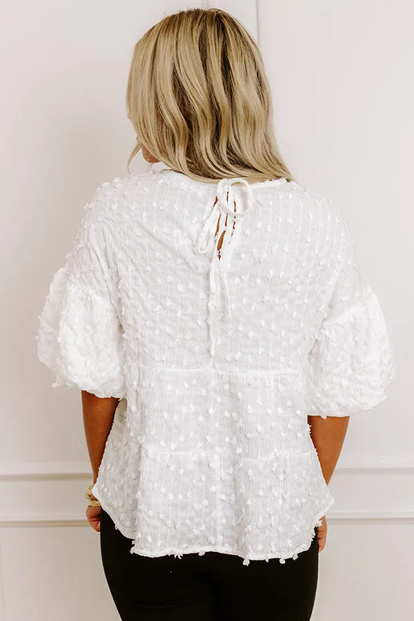 Sweet Serenity Pom Pom Knit Top sold by Impressions product image thumbnail 2