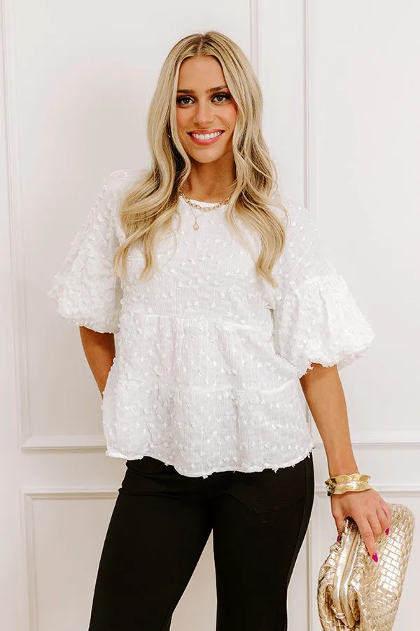 Sweet Serenity Pom Pom Knit Top sold by Impressions