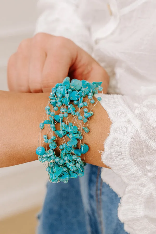 Final Touch Layered Bracelet in Turquoise sold by Impressions