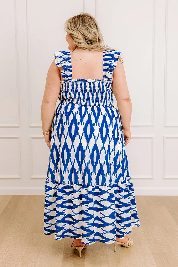 Brunch In Capri Smocked Midi Dress Curves sold by Impressions product image thumbnail 5
