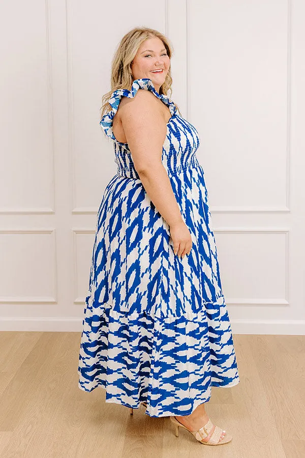 Brunch In Capri Smocked Midi Dress Curves sold by Impressions product image thumbnail 3