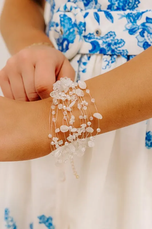 Final Touch Layered Bracelet in White sold by Impressions