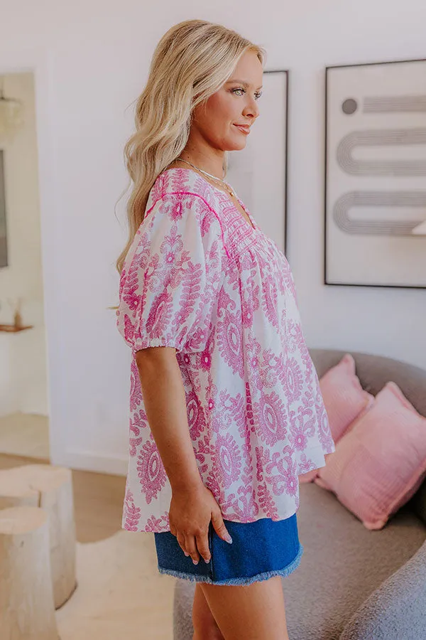 Wistful Wonder Floral Top sold by Impressions product image thumbnail 4