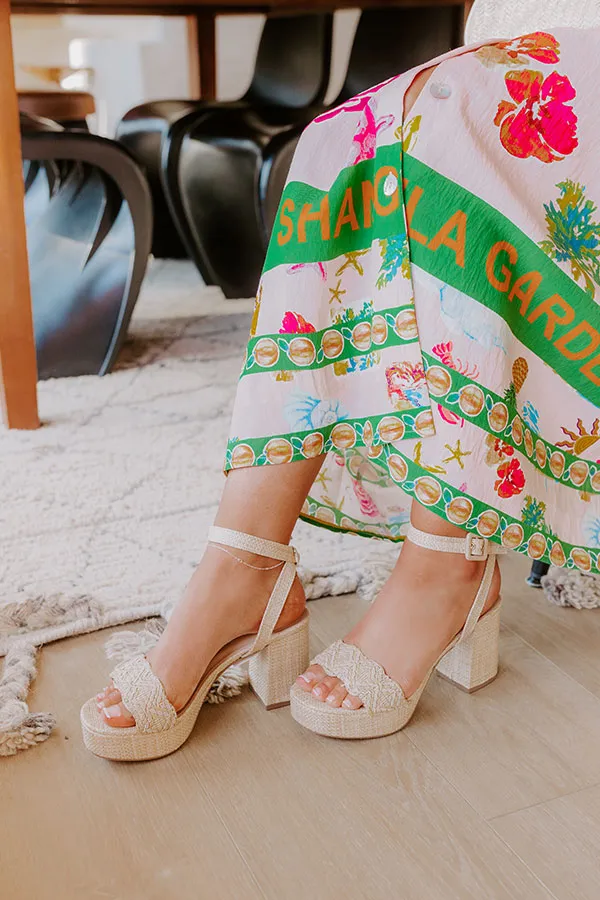 The Camila Raffia Woven Heel sold by Impressions product image thumbnail 3