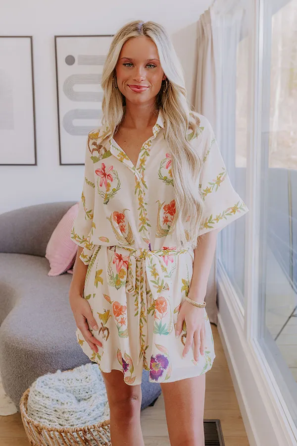 Hibiscus Holiday Floral Romper sold by Impressions