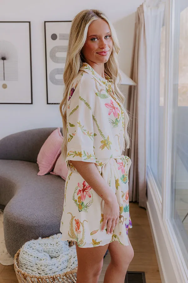 Hibiscus Holiday Floral Romper sold by Impressions product image thumbnail 3