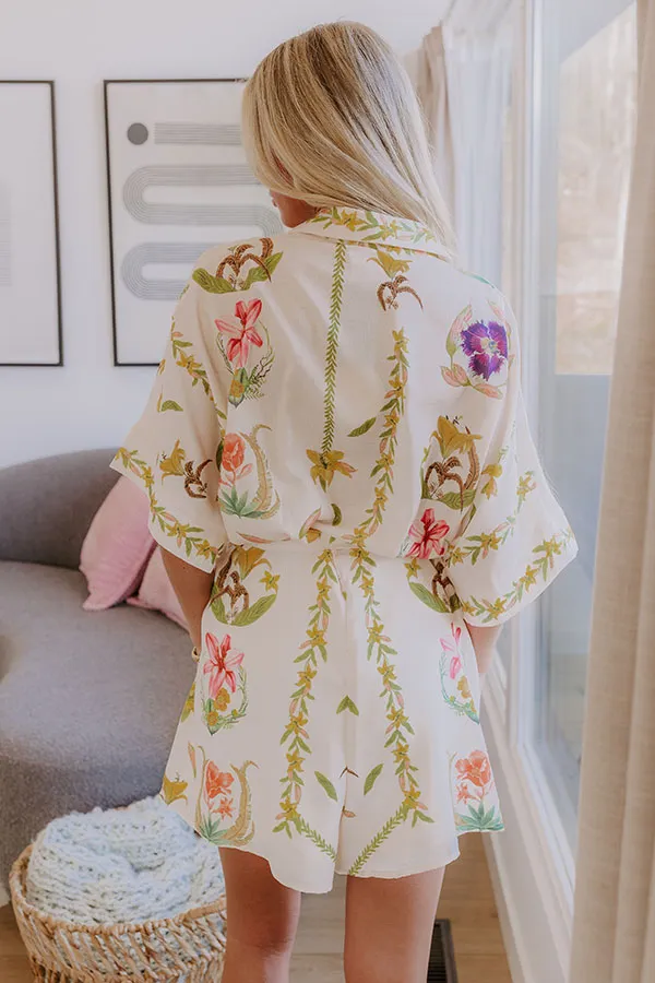 Hibiscus Holiday Floral Romper sold by Impressions product image thumbnail 4