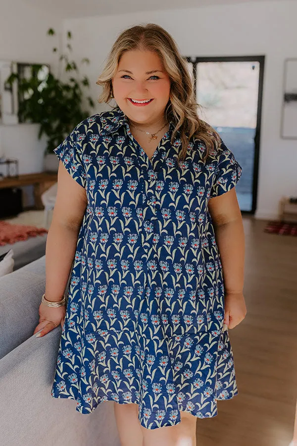 Sweet Serenity Floral Mini Dress Curves sold by Impressions product image thumbnail 5