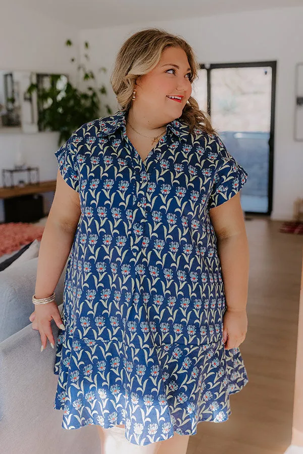 Sweet Serenity Floral Mini Dress Curves sold by Impressions product image thumbnail 2