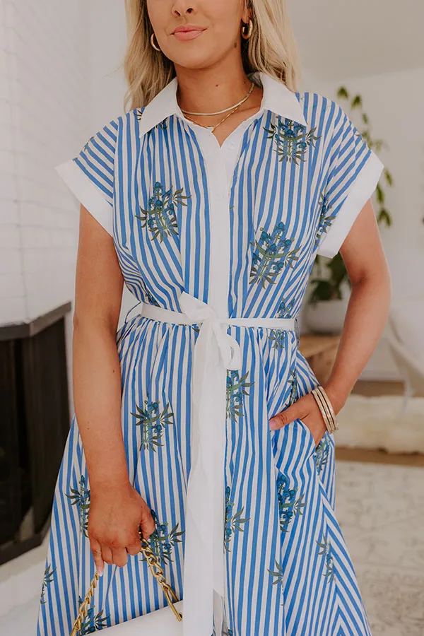 Eucalyptus Fields Button Down Midi Dress sold by Impressions product image thumbnail 2
