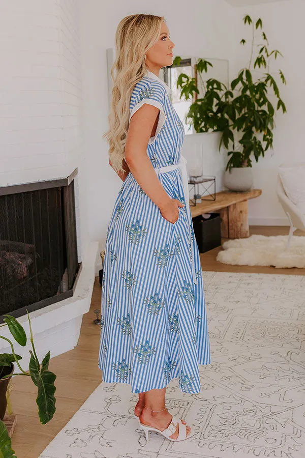 Eucalyptus Fields Button Down Midi Dress sold by Impressions product image thumbnail 3