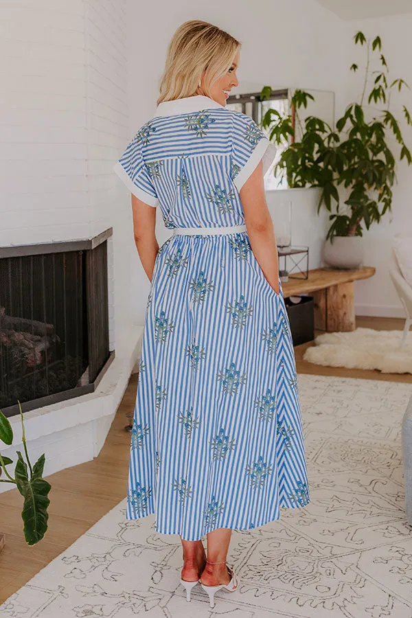 Eucalyptus Fields Button Down Midi Dress sold by Impressions product image thumbnail 4