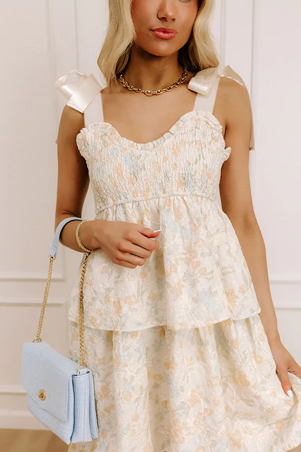 Whimsical Wonders Embroidered Tiered Midi Dress sold by Impressions product image thumbnail 2