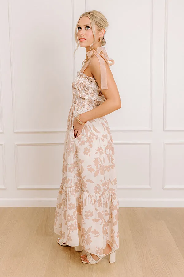 Happy Gatherings Floral Smocked Maxi Dress sold by Impressions product image thumbnail 3