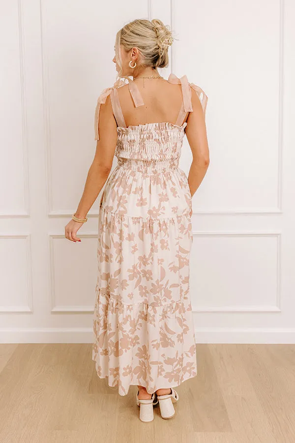 Happy Gatherings Floral Smocked Maxi Dress sold by Impressions product image thumbnail 4