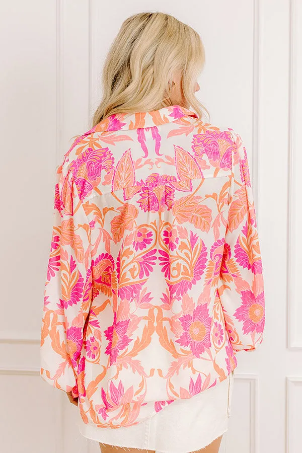 Chic Lifestyle Floral Button Up sold by Impressions product image thumbnail 5