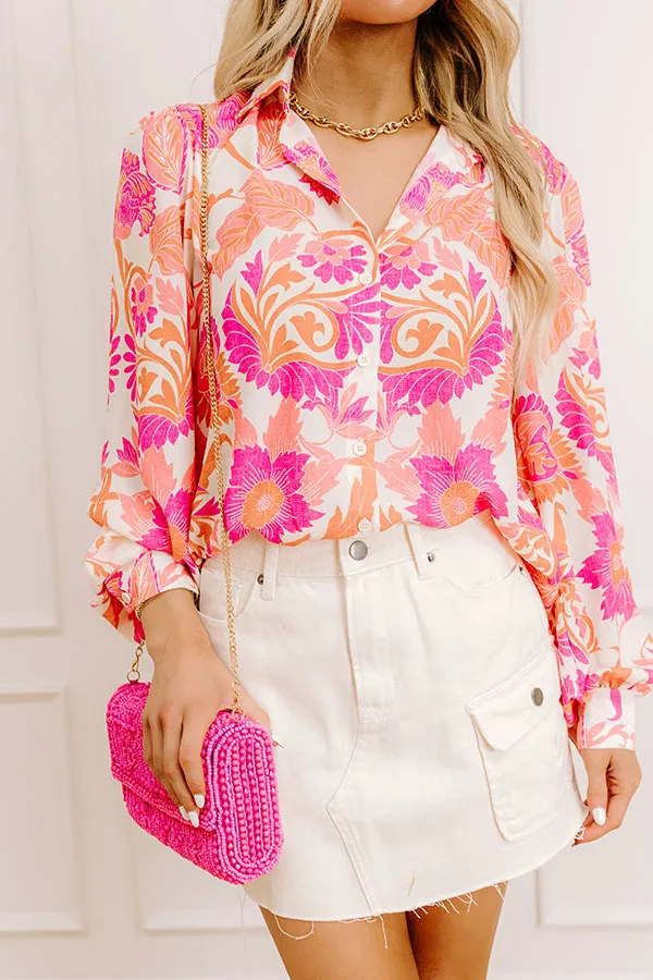 Chic Lifestyle Floral Button Up sold by Impressions product image thumbnail 3