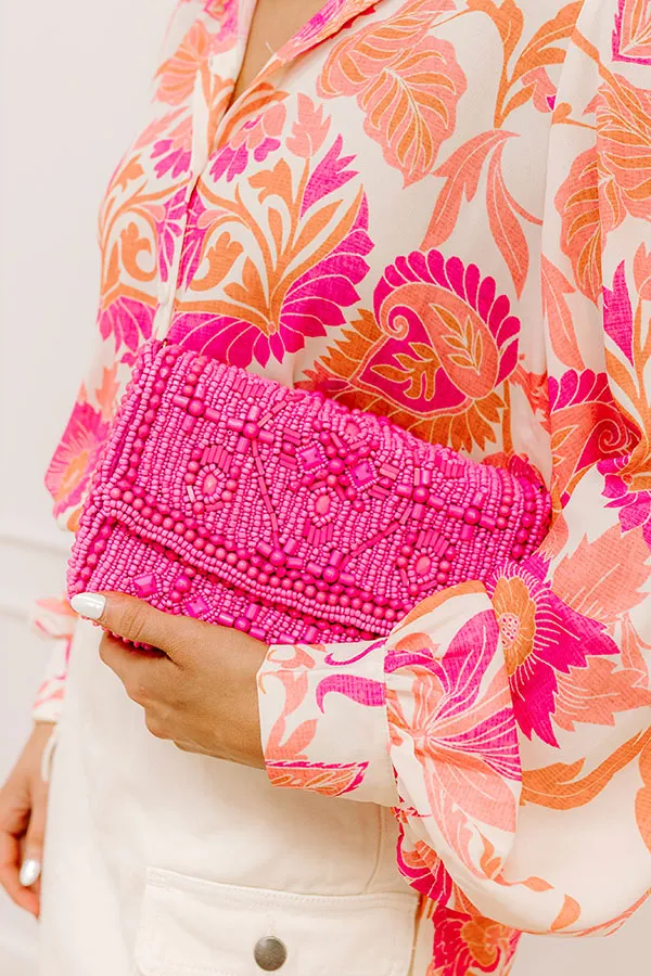 Vacay Mode Embellished Purse in Pink sold by Impressions product image thumbnail 3