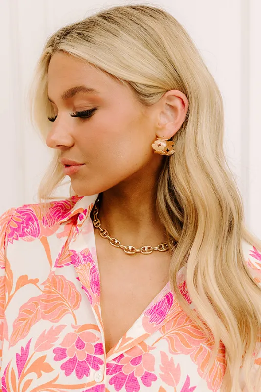 Butterfly Feels Hoop Earrings sold by Impressions