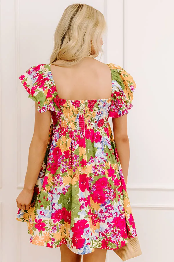 Garden Serenade Floral Mini Dress sold by Impressions product image thumbnail 4