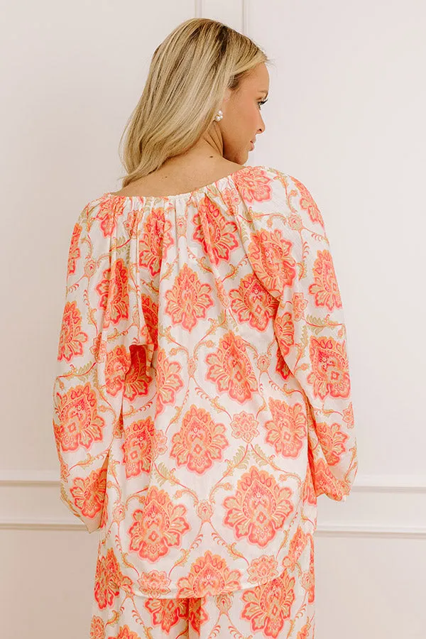 Mimosas On The Patio Shift Top sold by Impressions product image thumbnail 3